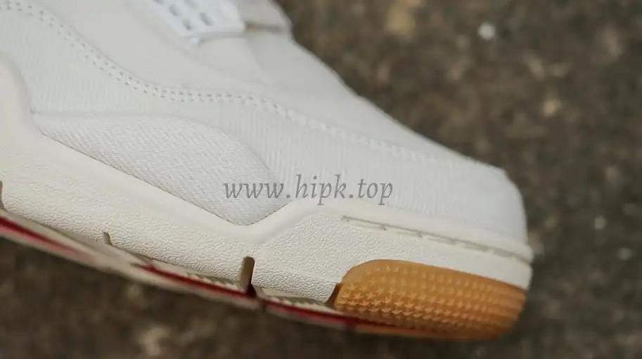 PK God Jordan 4 Retro Levi’s White RETAIL MATERIALS READY TO SHIP