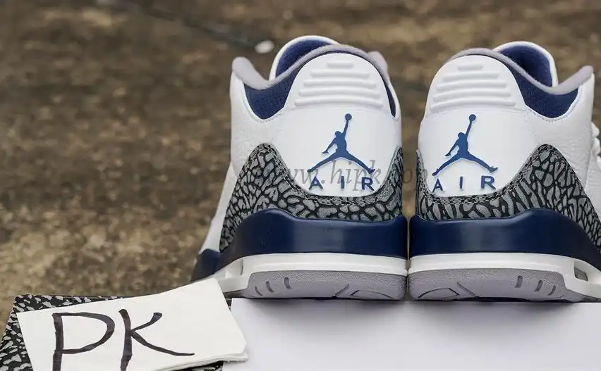 PK GOD Air Jordan 3 Midnight Navy RETAIL MATERIALS READY TO SHIP