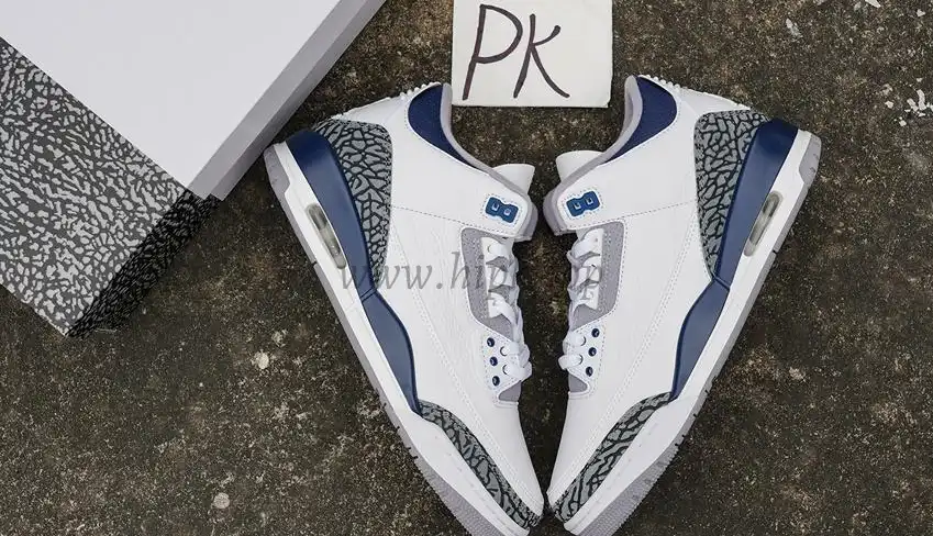 PK GOD Air Jordan 3 Midnight Navy RETAIL MATERIALS READY TO SHIP