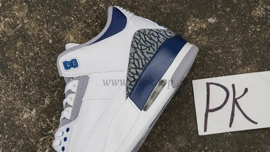 PK GOD Air Jordan 3 Midnight Navy RETAIL MATERIALS READY TO SHIP