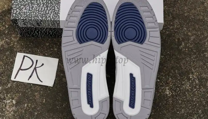 PK GOD Air Jordan 3 Midnight Navy RETAIL MATERIALS READY TO SHIP