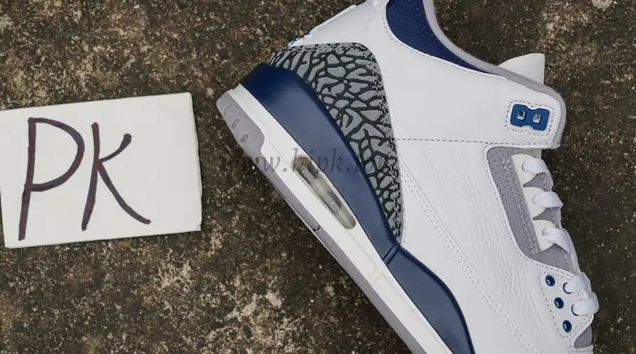 PK GOD Air Jordan 3 Midnight Navy RETAIL MATERIALS READY TO SHIP