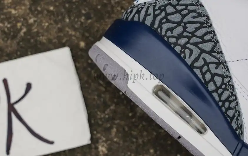 PK GOD Air Jordan 3 Midnight Navy RETAIL MATERIALS READY TO SHIP