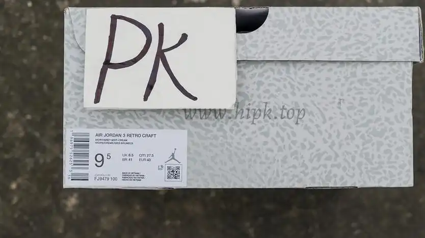 PK GOD Air Jordan 3 Retro SE Craft Ivory RETAIL MATERIALS READY TO SHIP