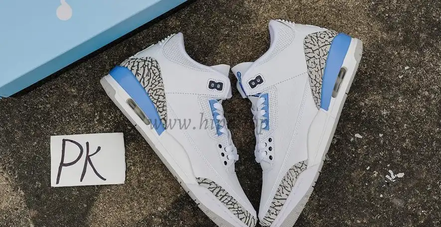 PK GOD Jordan 3 Retro UNC Retail Materials Ready to Ship