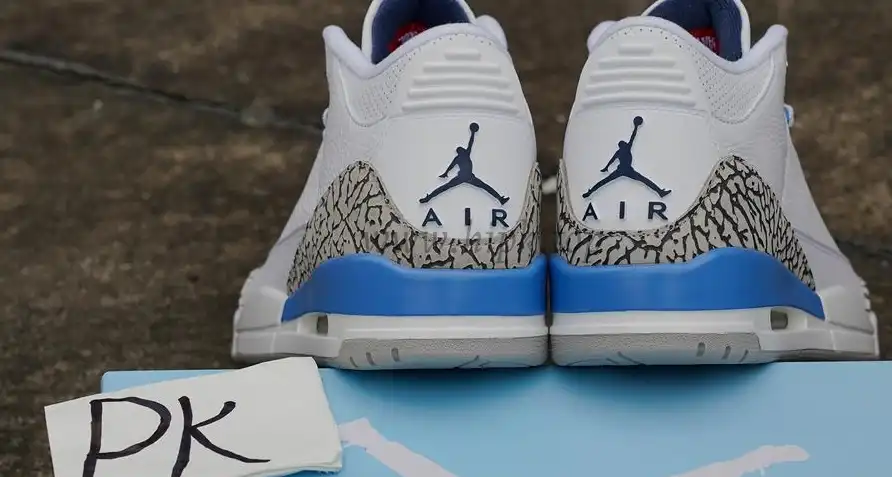 PK GOD Jordan 3 Retro UNC Retail Materials Ready to Ship