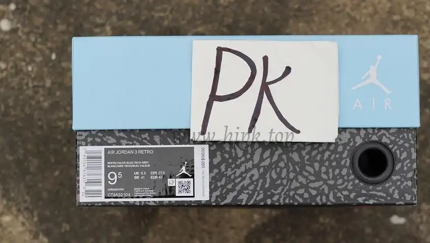 PK GOD Jordan 3 Retro UNC Retail Materials Ready to Ship