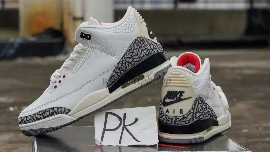 PK GOD Jordan 3 Retro White Cement Reimagined RETAIL MATERIALS READY TO SHIP