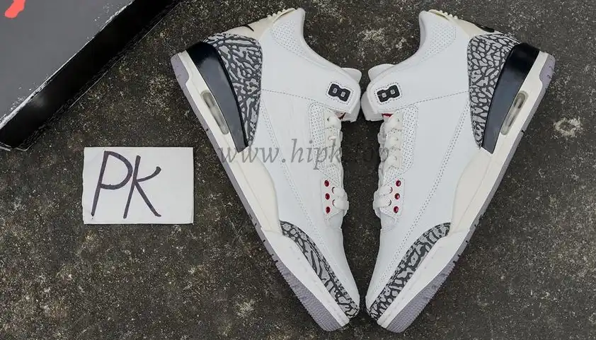 PK GOD Jordan 3 Retro White Cement Reimagined RETAIL MATERIALS READY TO SHIP