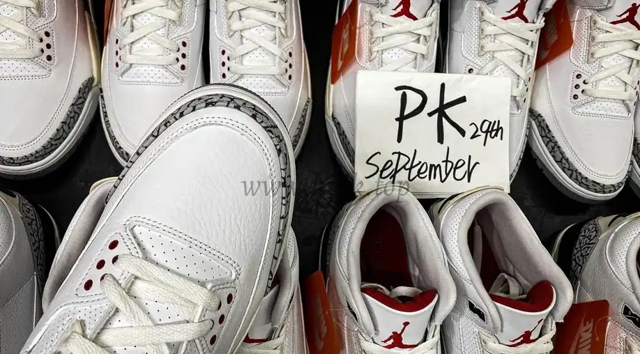 PK GOD Jordan 3 Retro White Cement Reimagined RETAIL MATERIALS READY TO SHIP