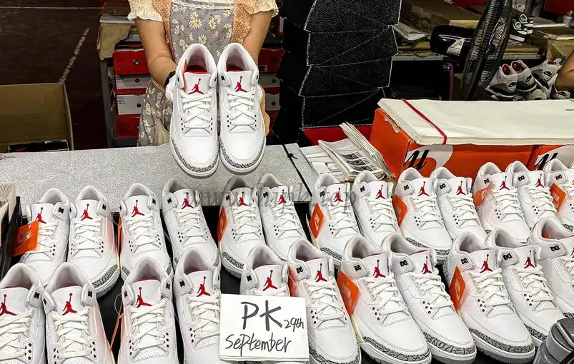 PK GOD Jordan 3 Retro White Cement Reimagined RETAIL MATERIALS READY TO SHIP