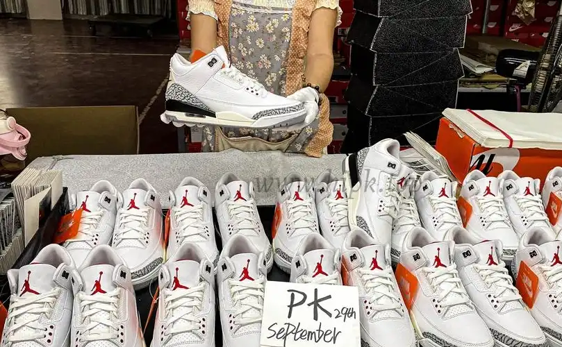 PK GOD Jordan 3 Retro White Cement Reimagined RETAIL MATERIALS READY TO SHIP