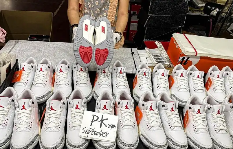 PK GOD Jordan 3 Retro White Cement Reimagined RETAIL MATERIALS READY TO SHIP