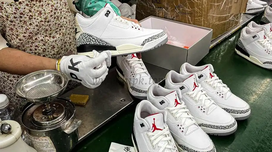 PK GOD Jordan 3 Retro White Cement Reimagined RETAIL MATERIALS READY TO SHIP