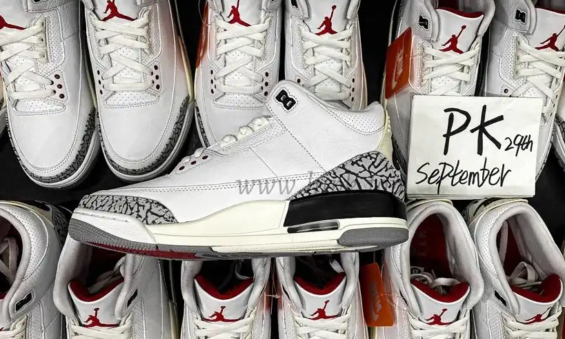 PK GOD Jordan 3 Retro White Cement Reimagined RETAIL MATERIALS READY TO SHIP