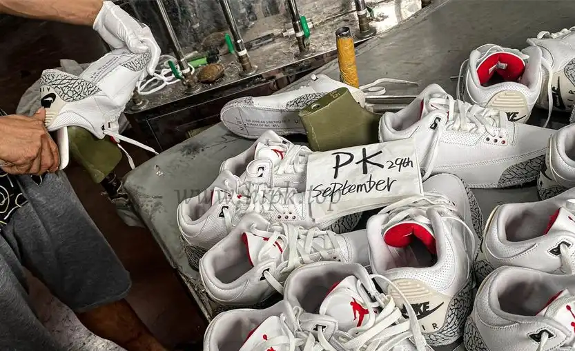 PK GOD Jordan 3 Retro White Cement Reimagined RETAIL MATERIALS READY TO SHIP