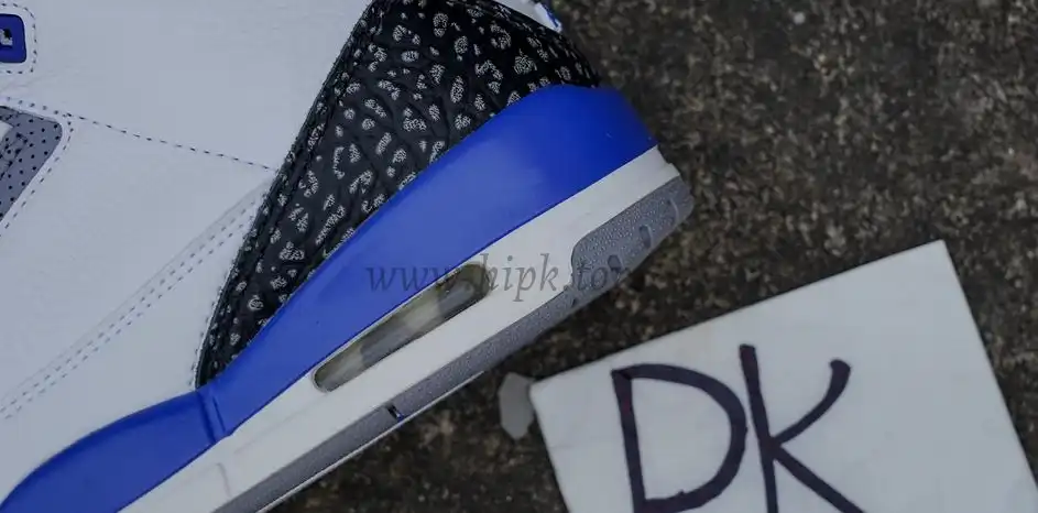 PK Jordan 3 racer blue retail materials ready to ship