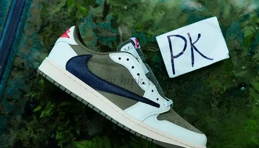 PK5.0 JORDAN 1 RETRO LOW Medium Olive TRAVIS SCOTT NEUTRAL OLIVE RETAIL MATERIALS READY TO SHIP