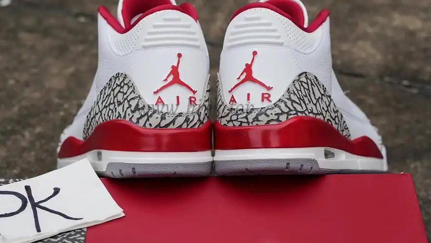 Pk God air jordan 3 retro Cardinal Red retail materials ready to ship