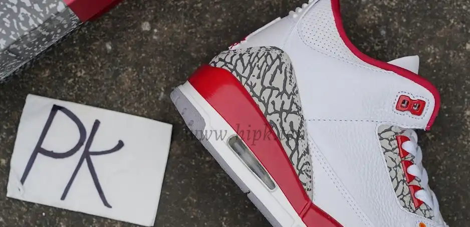 Pk God air jordan 3 retro Cardinal Red retail materials ready to ship