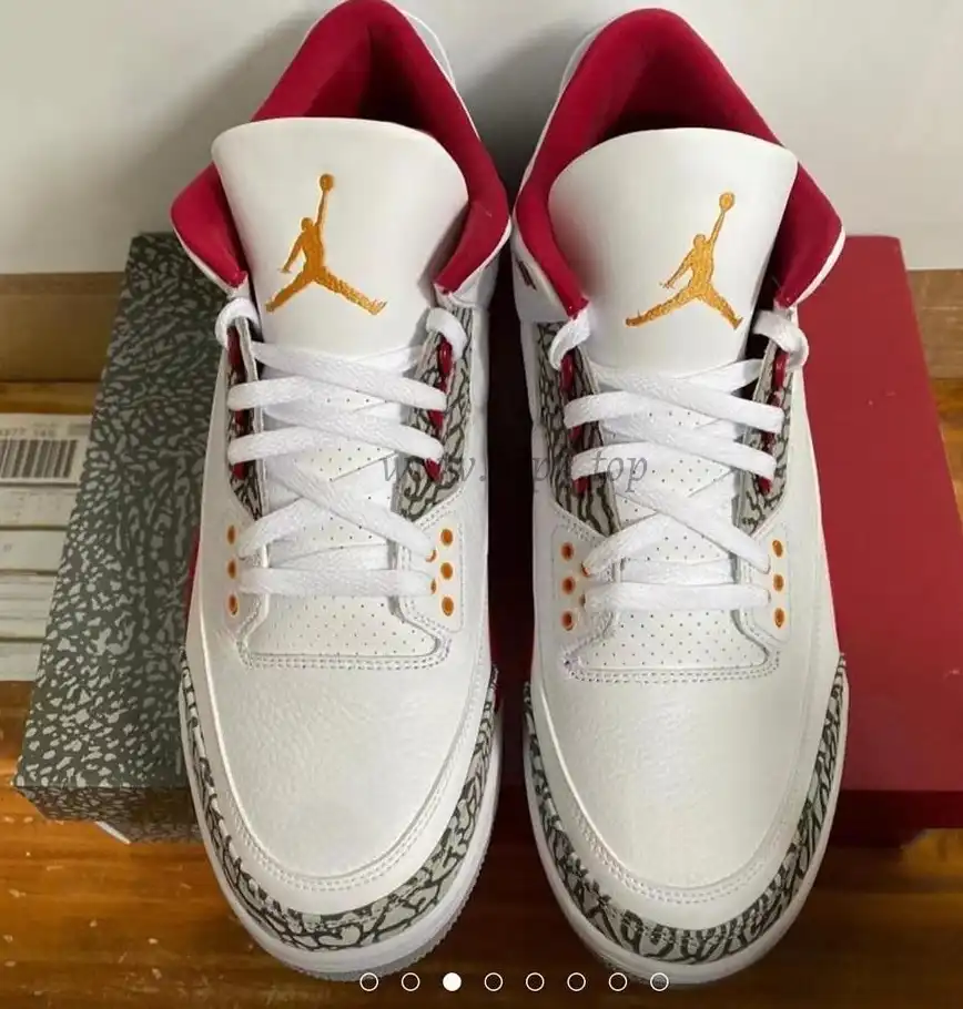 Pk God air jordan 3 retro Cardinal Red retail materials ready to ship