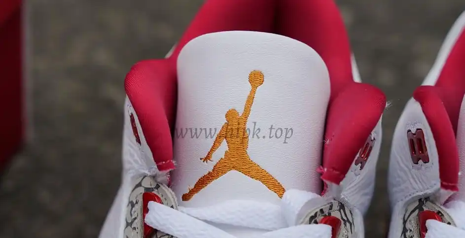 Pk God air jordan 3 retro Cardinal Red retail materials ready to ship