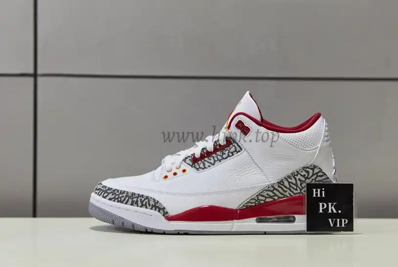 Pk God air jordan 3 retro Cardinal Red retail materials ready to ship