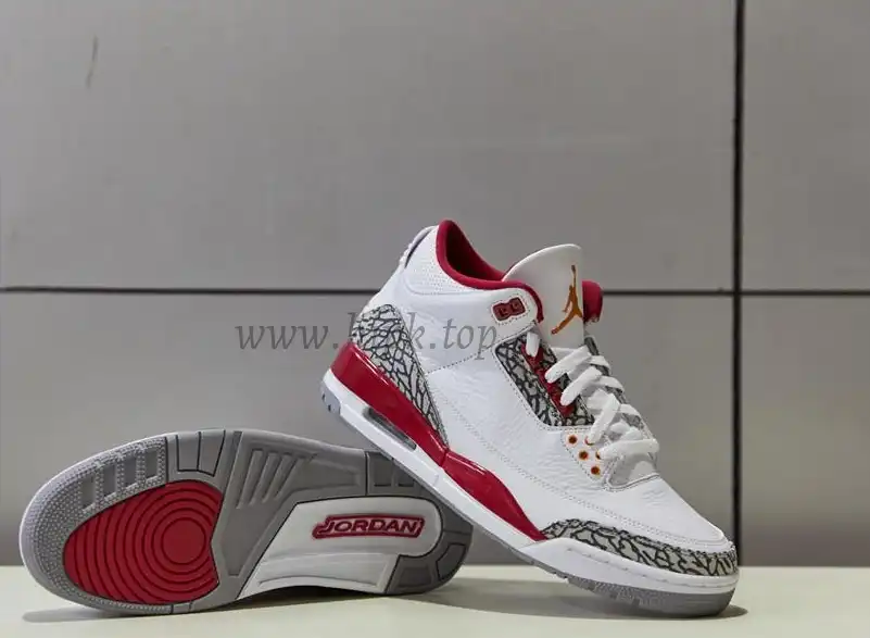 Pk God air jordan 3 retro Cardinal Red retail materials ready to ship