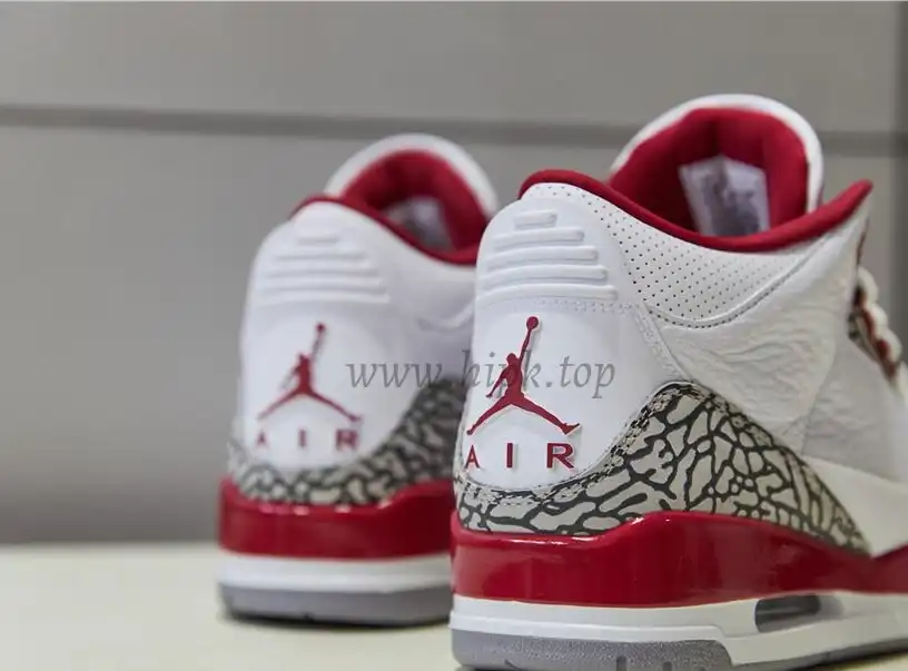 Pk God air jordan 3 retro Cardinal Red retail materials ready to ship