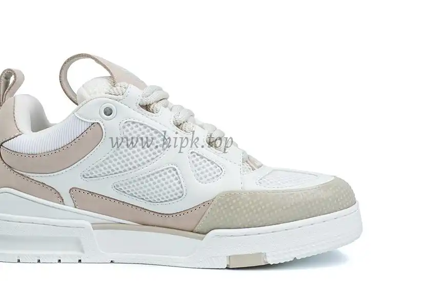 PK god Louis Vuitton LV Skate Sneaker Beige White retail materials ready to ship