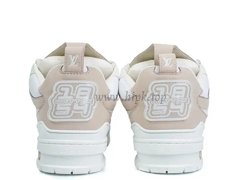 PK god Louis Vuitton LV Skate Sneaker Beige White retail materials ready to ship