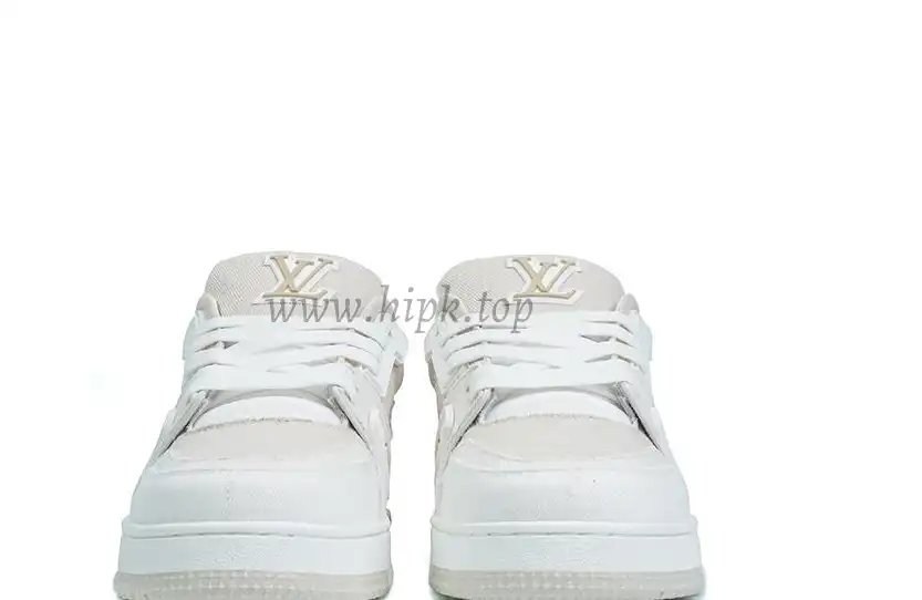 PK god Louis Vuitton LV Trainer Beige Monogram Demin retail materials ready to ship