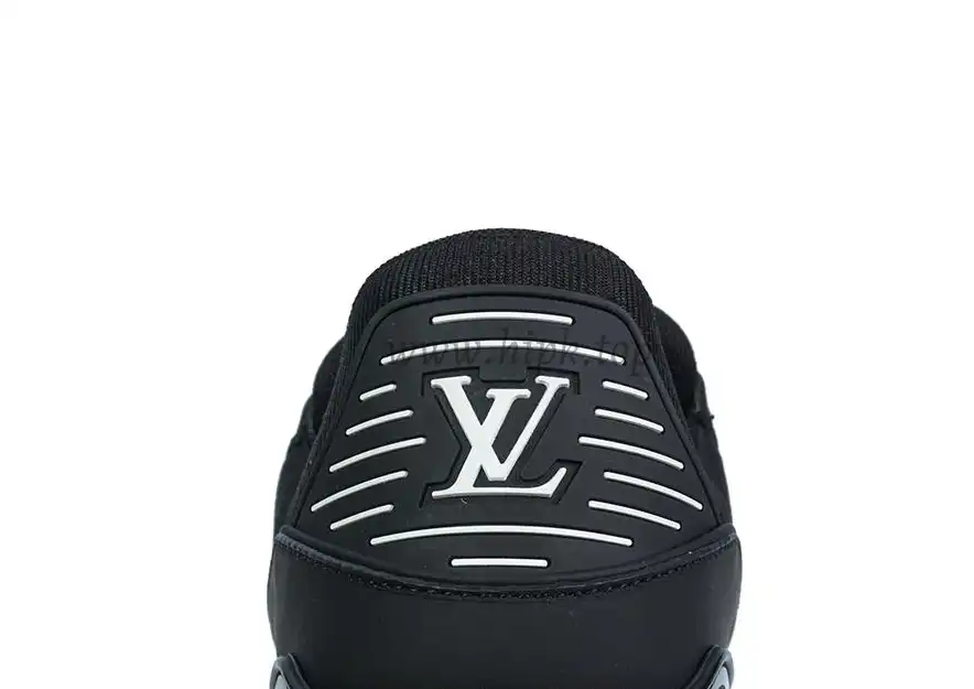 PK god Louis Vuitton LV Trainer Monogram Denim ALL Black retail materials ready to ship