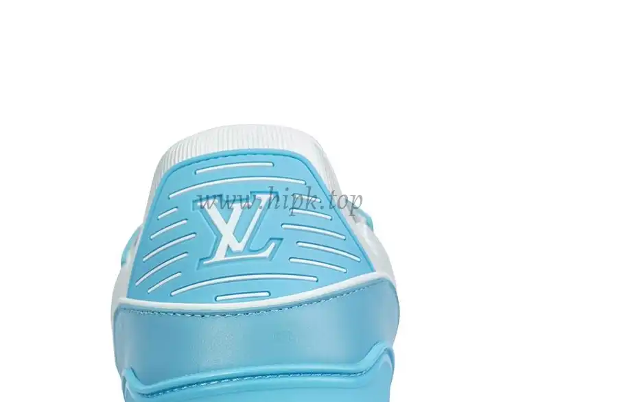 PK god Louis Vuitton LV Trainer Monogram Denim Light Blue retail materials ready to ship