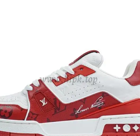 PK god Louis Vuitton LV Skate Sneaker Marine White retail materials ready to ship