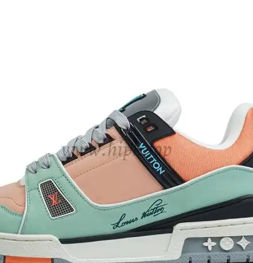 PK god Louis Vuitton LV Trainer Brown retail materials ready to ship