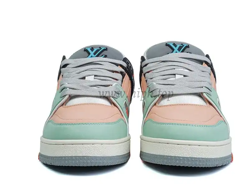 PK god Louis Vuitton LV Trainer multiple colorful orange retail materials ready to ship