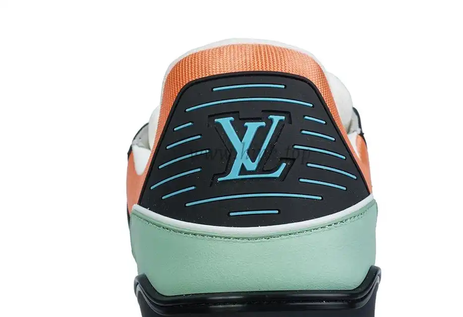 PK god Louis Vuitton LV Trainer multiple colorful orange retail materials ready to ship