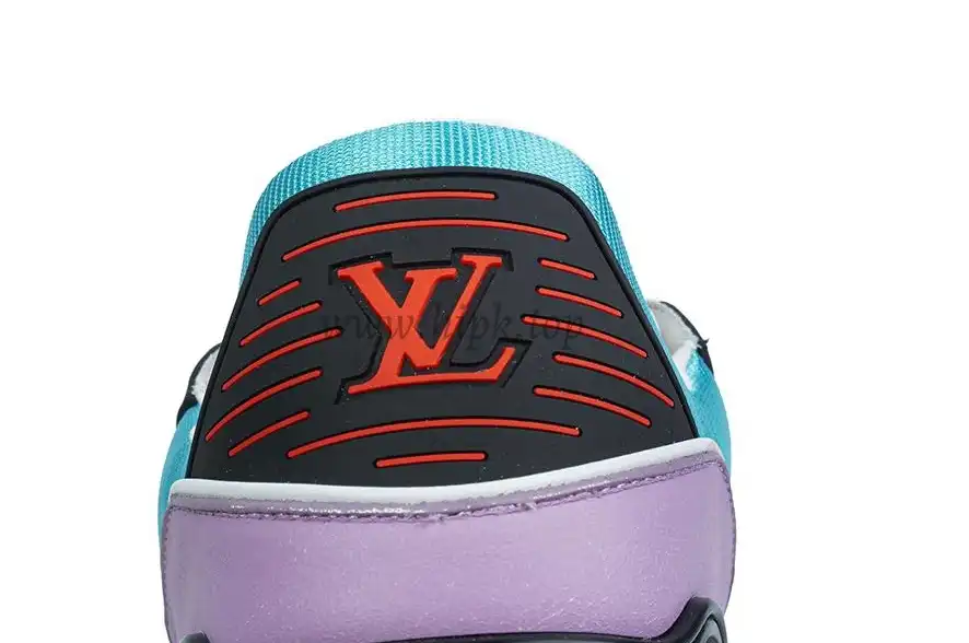 PK god Louis Vuitton LV Trainer multiple colorful purple retail materials ready to ship