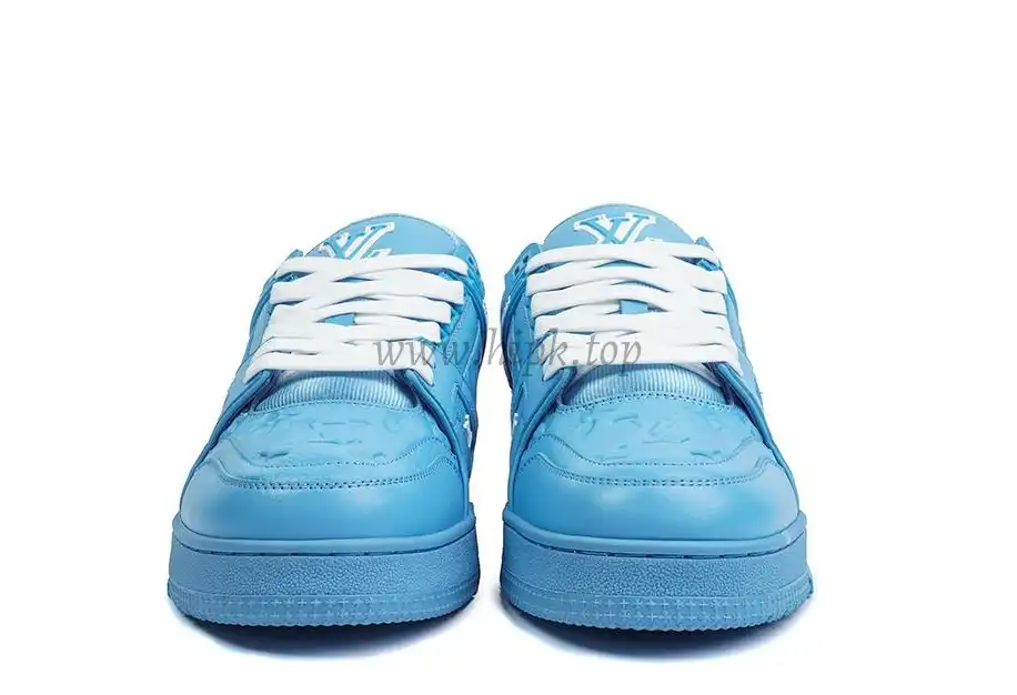 PK god Louis Vuitton LV Trainer ALL BLUE retail materials ready to ship