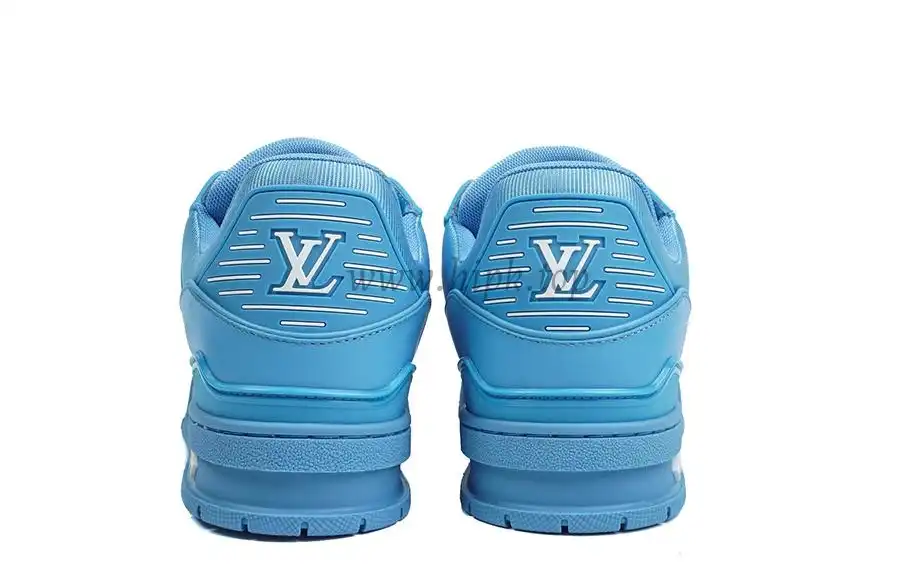 PK god Louis Vuitton LV Trainer ALL BLUE retail materials ready to ship