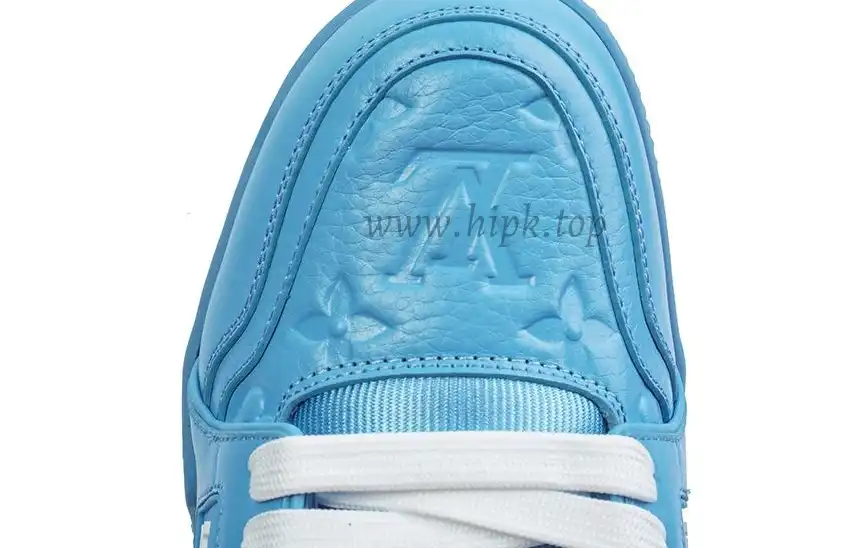 PK god Louis Vuitton LV Trainer ALL BLUE retail materials ready to ship