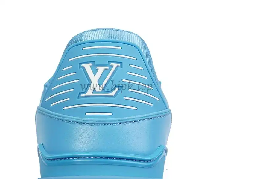 PK god Louis Vuitton LV Trainer ALL BLUE retail materials ready to ship