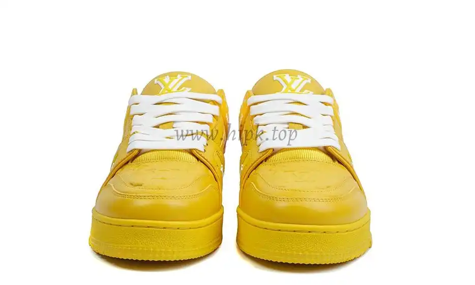 PK god Louis Vuitton LV Trainer ALL Yellow retail materials ready to ship