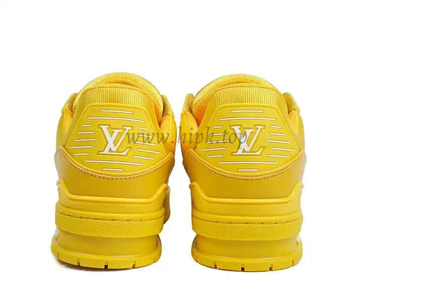 PK god Louis Vuitton LV Trainer ALL Yellow retail materials ready to ship