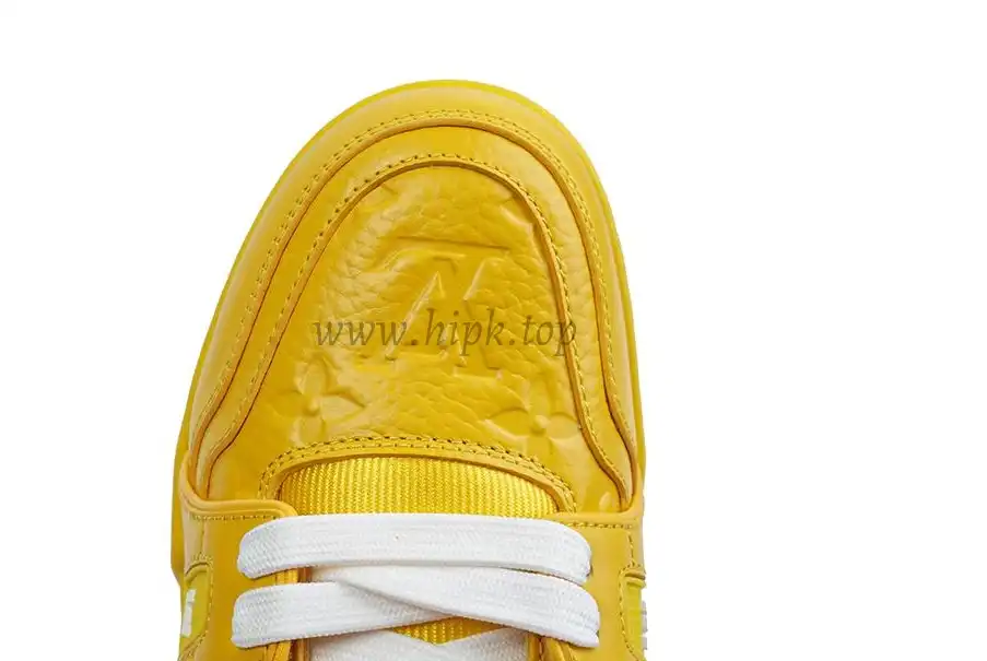 PK god Louis Vuitton LV Trainer ALL Yellow retail materials ready to ship