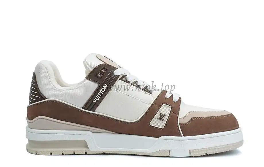 PK god Louis Vuitton LV Trainer Brown retail materials ready to ship