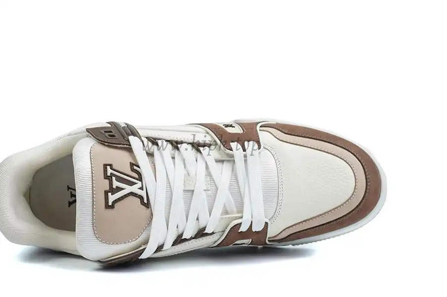 PK god Louis Vuitton LV Trainer Brown retail materials ready to ship