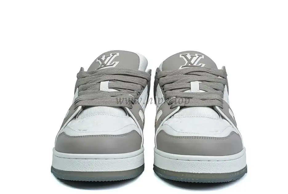 PK god Louis Vuitton LV Trainer Gray White retail materials ready to ship