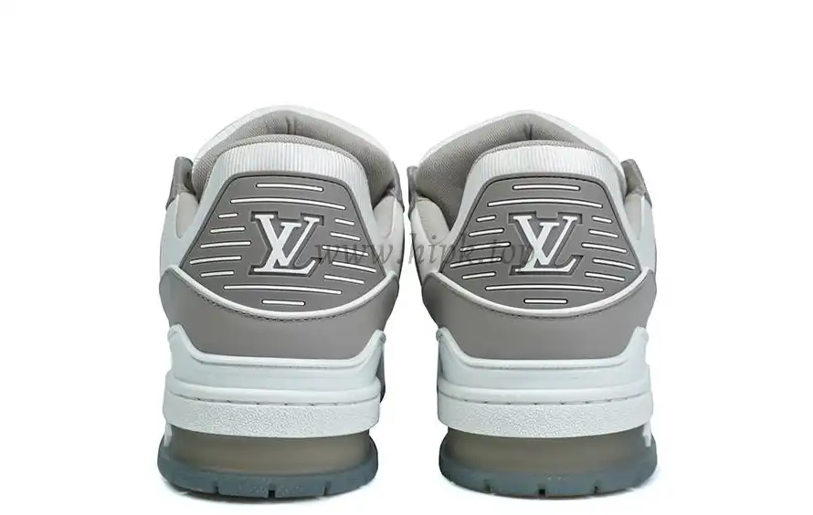 PK god Louis Vuitton LV Trainer Gray White retail materials ready to ship